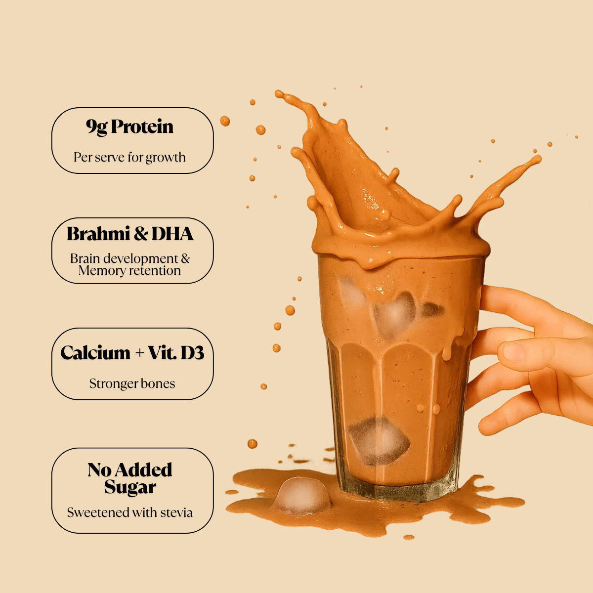 NutriMate 10-12 Years Milk Mix, 400 g, Boy/Girl, Belgian Chocolate