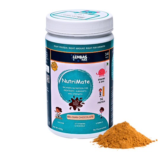 NutriMate 3 to 6 Years, 400 g, Boy/Girl, Belgium Chocolate